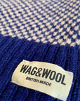 WAG&WOOL メリノラムウール マフラー ネイビー