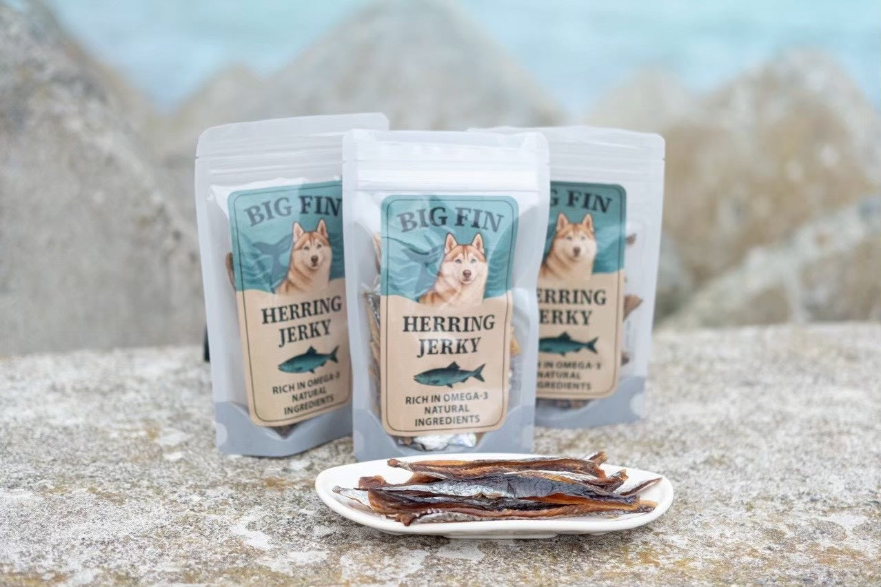 BIG FIN　HERRING JERKY ニシンジャーキー　レギュラーパック　約65ｇ