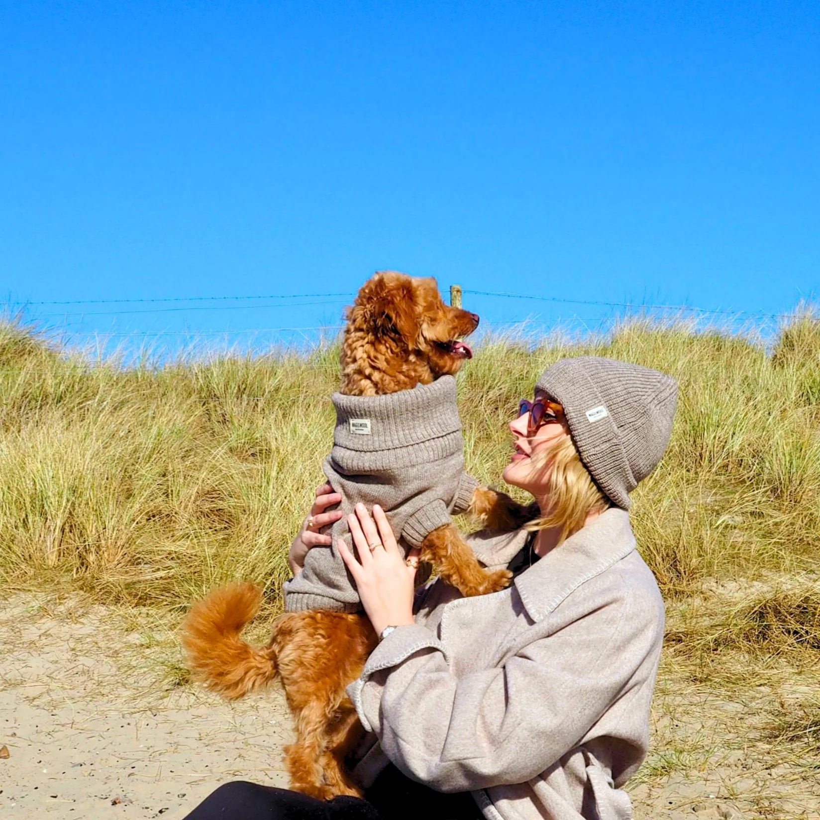 WAG＆WOOL　ブリティッシュウール　ビーニー　フリーサイズ