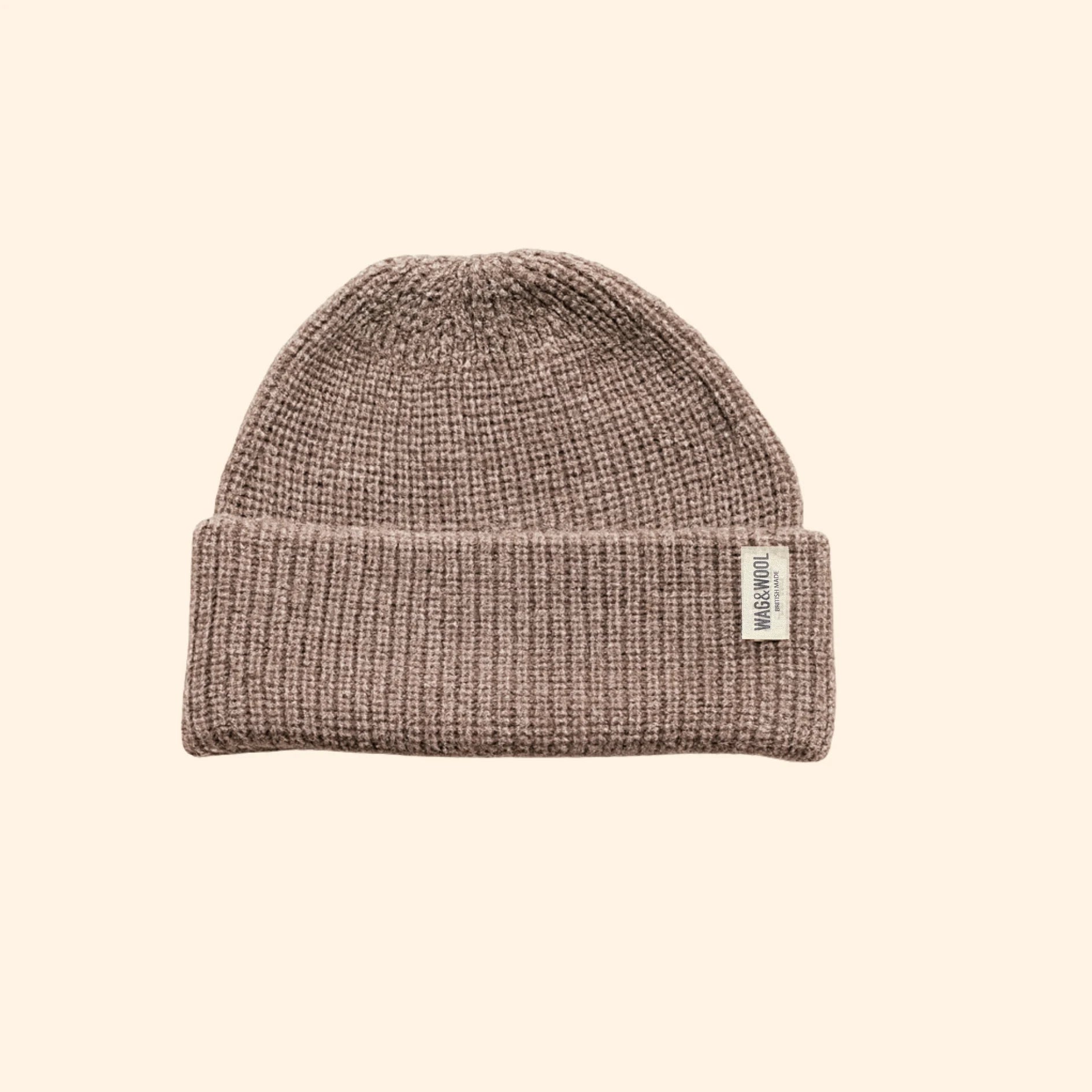 WAG＆WOOL　ブリティッシュウール　ビーニー　フリーサイズ