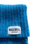 WAG＆WOOL　ブリティッシュウールドッグジャンパー　セルリアンブルー