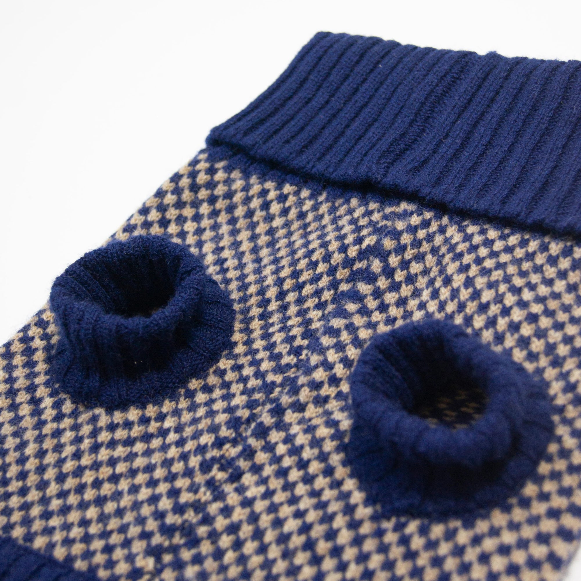WAG＆WOOL　メリノラムウールドッグジャンパー　ネイビー
