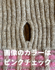 WAG＆WOOL メリノラムウールドッグジャンパー　パープルチェック